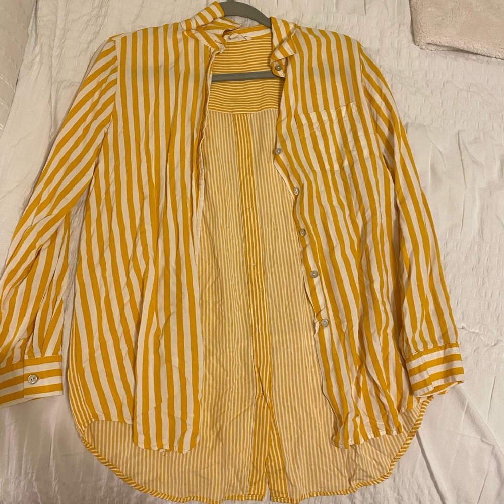 Stripped Button Up